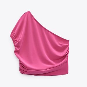 Draped asymmetric top size M